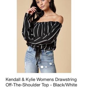 Kendall & Kylie Off-Shoulder Top